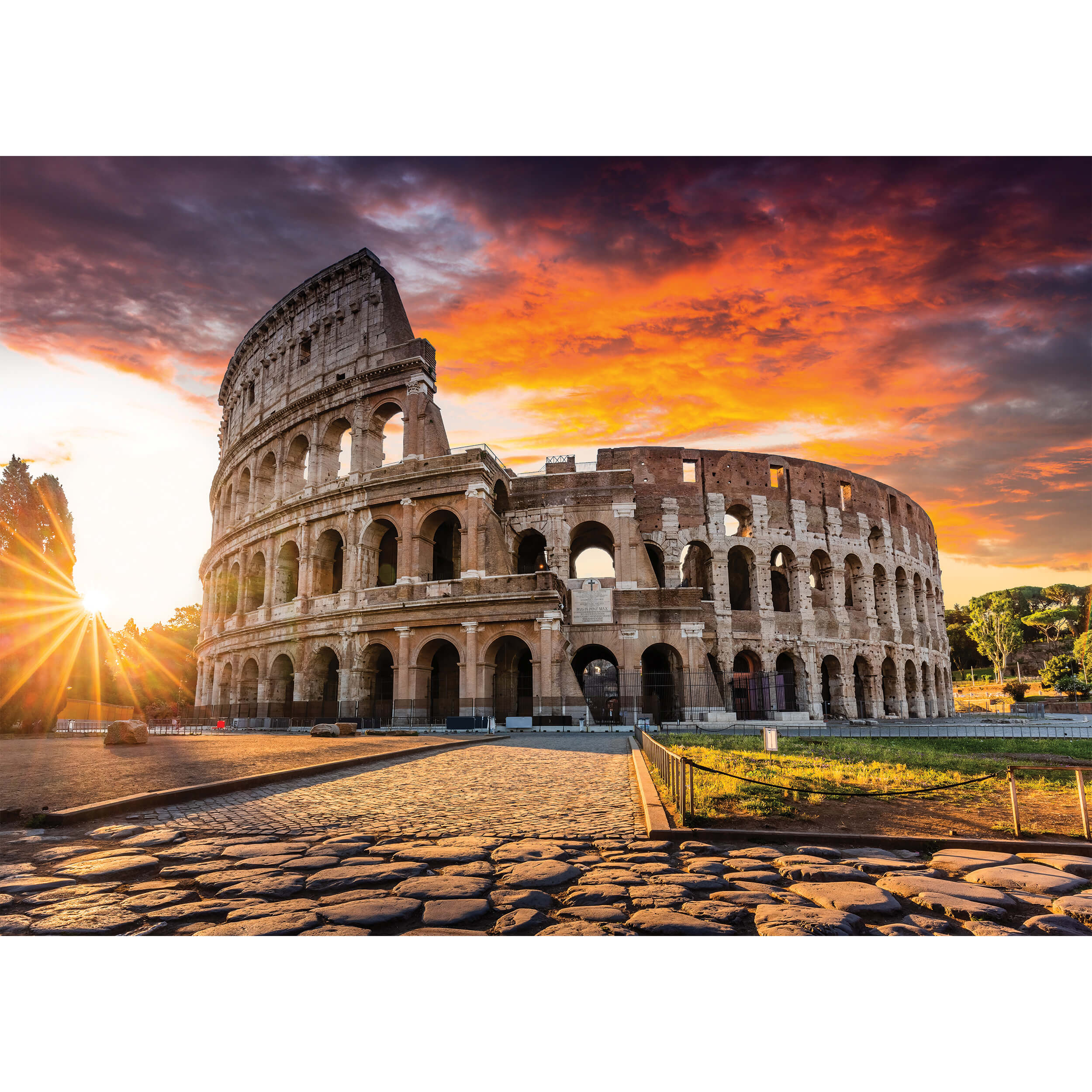 Morning at the Colosseum - 1000 Piece Jigsaw Puzzle - Rome, Italy